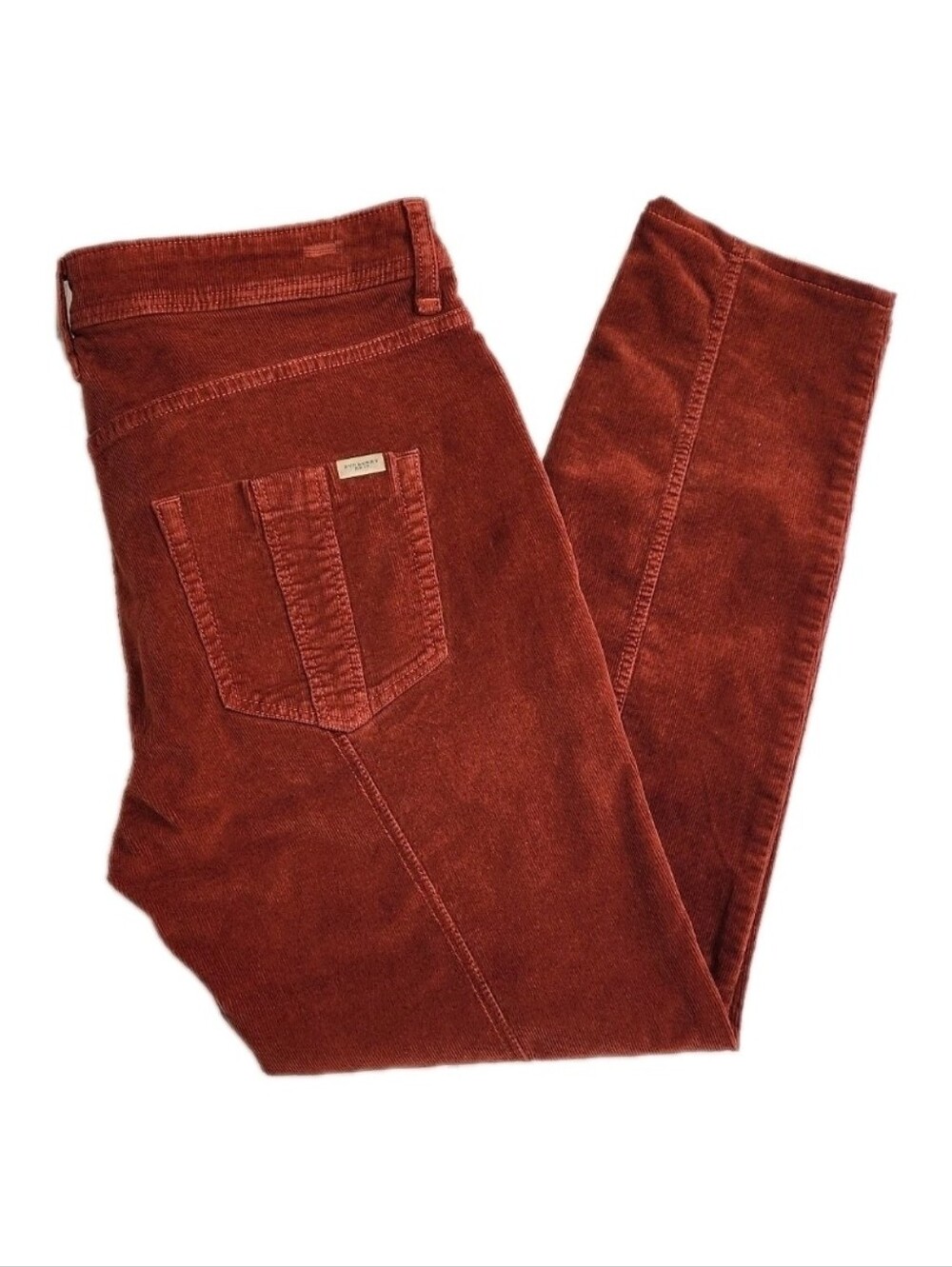 NWOT Burberry Brit Westbourne Skinny Ankle Velvet Jeans Corduroy Pants Size 32W